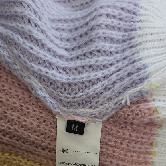 & Other Stories Pastel Striped Cardigan - Picture 6 of 8